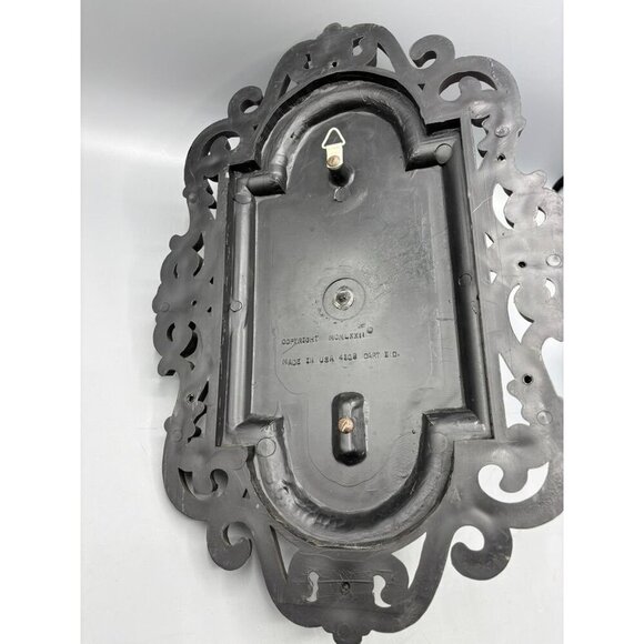 Vtg Ornate Wall Sconce‎ Candle Holder Made In USA Gothic Victorian Style - Picture 4 of 6